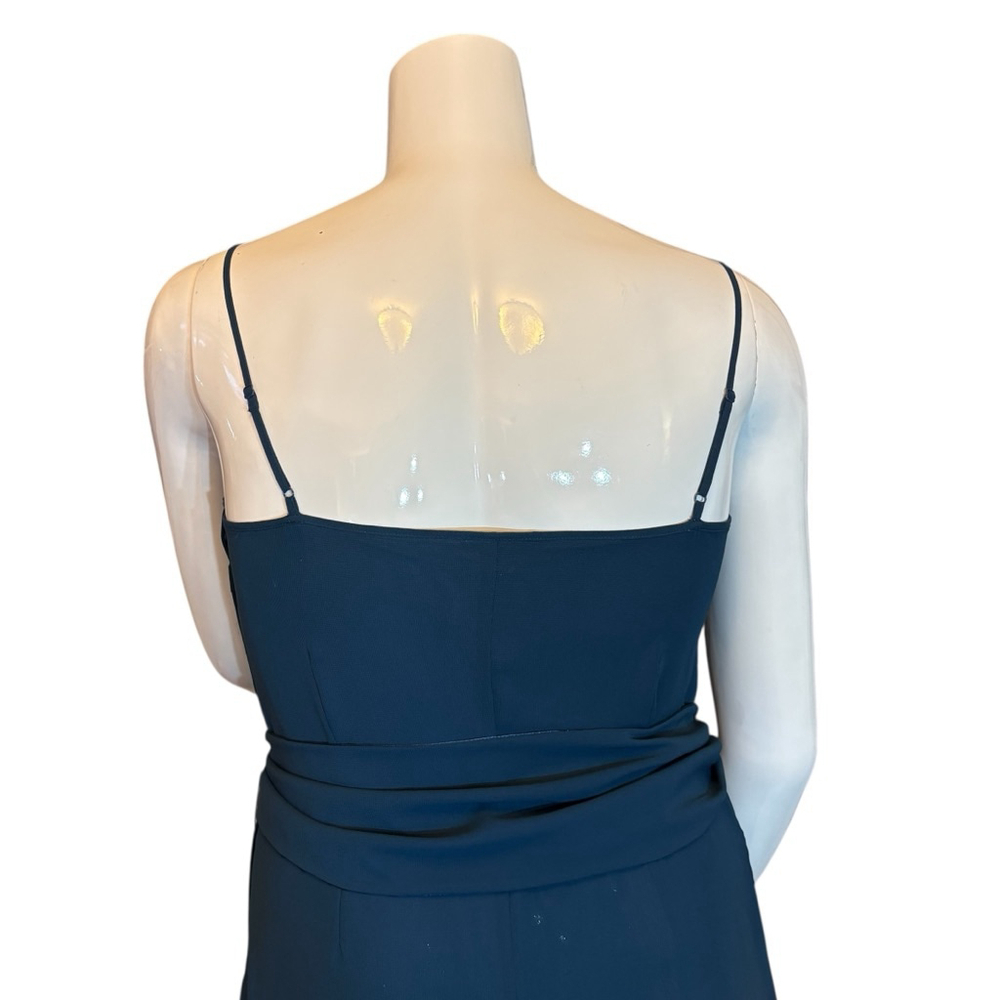 H&M Teal Chiffon Midi Slip Dress, 14 (EUR 44) - Picture 13 of 16